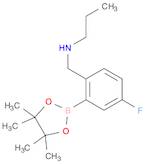 Benzenemethanamine, 4-fluoro-N-propyl-2-(4,4,5,5-tetramethyl-1,3,2-dioxaborolan-2-yl)-