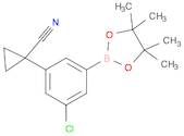 Cyclopropanecarbonitrile, 1-[3-chloro-5-(4,4,5,5-tetramethyl-1,3,2-dioxaborolan-2-yl)phenyl]-