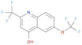 4-Quinolinol, 6-(trifluoromethoxy)-2-(trifluoromethyl)-