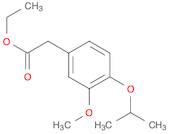 Benzeneacetic acid, 3-methoxy-4-(1-methylethoxy)-, ethyl ester