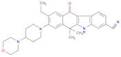 5H-Benzo[b]carbazole-3-carbonitrile, 9-ethyl-6,11-dihydro-6,6-dimethyl-8-[4-(4-morpholinyl)-1-pipe…