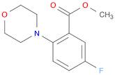 Benzoic acid, 5-fluoro-2-(4-morpholinyl)-, methyl ester