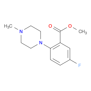 Benzoic acid, 5-fluoro-2-(4-methyl-1-piperazinyl)-, methyl ester