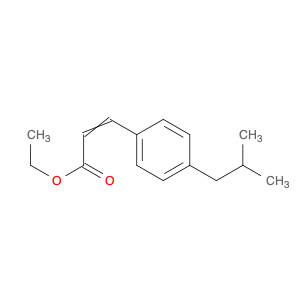 2-Propenoic acid, 3-[4-(2-methylpropyl)phenyl]-, ethyl ester