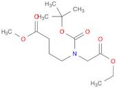 Butanoic acid, 4-[[(1,1-dimethylethoxy)carbonyl](2-ethoxy-2-oxoethyl)amino]-, methyl ester