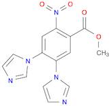 Benzoic acid, 4,5-di-1H-imidazol-1-yl-2-nitro-, methyl ester