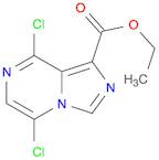 Imidazo[1,5-a]pyrazine-1-carboxylic acid, 5,8-dichloro-, ethyl ester