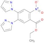 Benzoic acid, 2-nitro-4,5-di-1H-pyrazol-1-yl-, ethyl ester