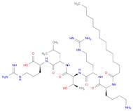 L-Arginine, N2-(1-oxotetradecyl)-L-lysyl-L-arginyl-L-threonyl-L-leucyl-