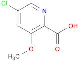 2-Pyridinecarboxylic acid, 5-chloro-3-methoxy-