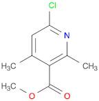 3-Pyridinecarboxylic acid, 6-chloro-2,4-dimethyl-, methyl ester