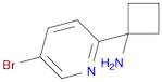 Cyclobutanamine, 1-(5-bromo-2-pyridinyl)-