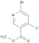 3-Pyridinecarboxylic acid, 6-bromo-4-chloro-, methyl ester