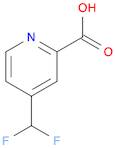 2-Pyridinecarboxylic acid, 4-(difluoromethyl)-