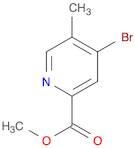 2-Pyridinecarboxylic acid, 4-bromo-5-methyl-, methyl ester