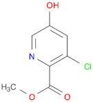 2-Pyridinecarboxylic acid, 3-chloro-5-hydroxy-, methyl ester