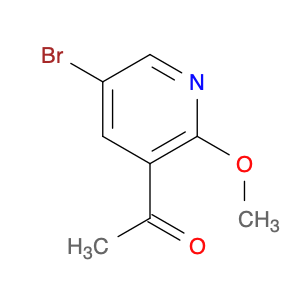 Ethanone, 1-(5-bromo-2-methoxy-3-pyridinyl)-