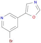 Pyridine, 3-bromo-5-(5-oxazolyl)-