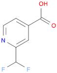 4-Pyridinecarboxylic acid, 2-(difluoromethyl)-