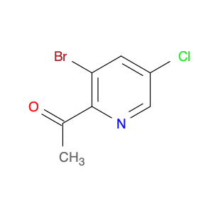 Ethanone, 1-(3-bromo-5-chloro-2-pyridinyl)-