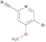 2-Pyridinecarbonitrile, 5-bromo-4-methoxy-