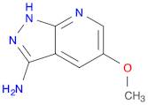 1H-Pyrazolo[3,4-b]pyridin-3-amine, 5-methoxy-