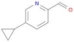 2-Pyridinecarboxaldehyde, 5-cyclopropyl-