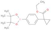 Cyclopropanecarboxylic acid, 1-[4-(4,4,5,5-tetramethyl-1,3,2-dioxaborolan-2-yl)phenyl]-, ethyl est…