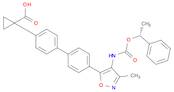 Cyclopropanecarboxylic acid, 1-[4'-[3-methyl-4-[[[(1R)-1-phenylethoxy]carbonyl]amino]-5-isoxazol...