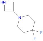 1-(azetidin-3-yl)-4,4-difluoropiperidine