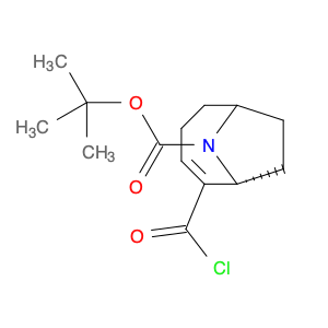 9-Azabicyclo[4.2.1]non-2-ene-9-carboxylic acid, 2-(chlorocarbonyl)-, 1,1-dimethylethyl ester, (1R)…