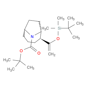 9-Azabicyclo[4.2.1]nonane-9-carboxylic acid, 2-[1-[[(1,1-dimethylethyl)dimethylsilyl]oxy]ethenyl]-…