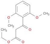 Benzenepropanoic acid, 2,6-dimethoxy-β-oxo-, ethyl ester