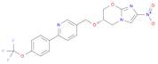 5H-Imidazo[2,1-b][1,3]oxazine, 6,7-dihydro-2-nitro-6-[[6-[4-(trifluoromethoxy)phenyl]-3-pyridinyl]…