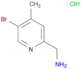 2-Pyridinemethanamine, 5-bromo-4-methyl-, hydrochloride (1:1)