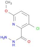 2-Pyridinecarboxylic acid, 3-chloro-6-methoxy-, hydrazide