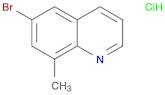 Quinoline, 6-bromo-8-methyl-, hydrochloride (1:1)