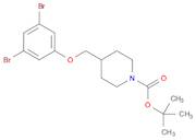 1-Piperidinecarboxylic acid, 4-[(3,5-dibromophenoxy)methyl]-, 1,1-dimethylethyl ester