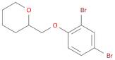 2H-Pyran, 2-[(2,4-dibromophenoxy)methyl]tetrahydro-