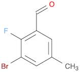 Benzaldehyde, 3-bromo-2-fluoro-5-methyl-