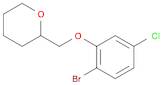 2H-Pyran, 2-[(2-bromo-5-chlorophenoxy)methyl]tetrahydro-