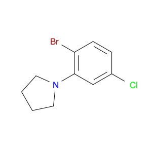 Pyrrolidine, 1-(2-bromo-5-chlorophenyl)-