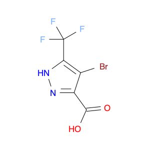 1H-Pyrazole-3-carboxylic acid, 4-bromo-5-(trifluoromethyl)-