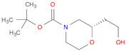 4-Morpholinecarboxylic acid, 2-(2-hydroxyethyl)-, 1,1-dimethylethyl ester, (2S)-