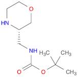 Carbamic acid, N-[(3S)-3-morpholinylmethyl]-, 1,1-dimethylethyl ester