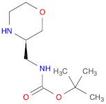 Carbamic acid, N-[(3R)-3-morpholinylmethyl]-, 1,1-dimethylethyl ester