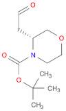 4-Morpholinecarboxylic acid, 3-(2-oxoethyl)-, 1,1-dimethylethyl ester, (3R)-