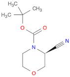 4-Morpholinecarboxylic acid, 3-cyano-, 1,1-dimethylethyl ester, (3S)-