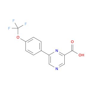 6-[4-(Trifluoromethoxy)phenyl]pyrazine-2-carboxylic Acid