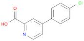 2-Pyridinecarboxylic acid, 4-(4-chlorophenyl)-